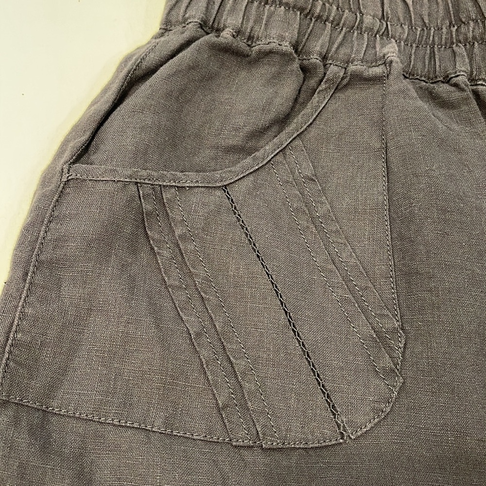 Athleta 100% Navy Linen Skirt - Picture 2 of 7